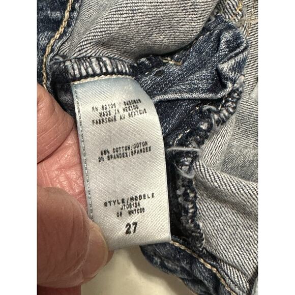 Starlet Skinny Leg Stretch women's blue jeans - medium wash - Size 27 - Picture 10 of 11